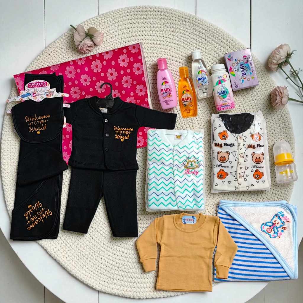 Welcome to the World Five Piece Winter Set With Dresses and Accessories