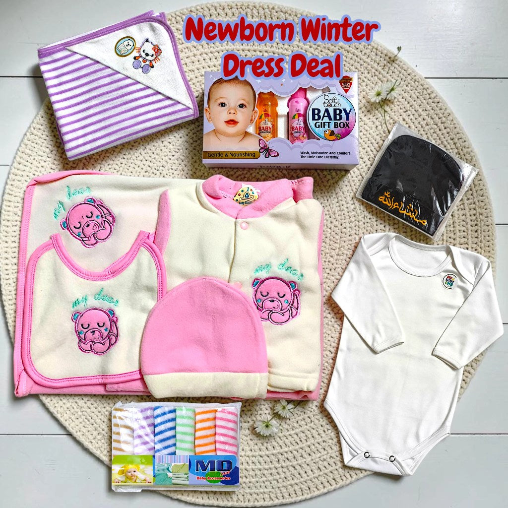Newborn Winter Dress Deal For Baby Girl