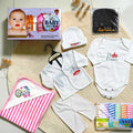 Newborn Set White 4 Piece Royal Prince Crown Dress and Essentials