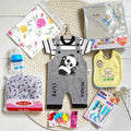 Cute Panda Romper and Baby Essentials Set