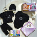 Newborn Black Dress 4 Piece Set and Essentials