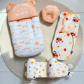 Baby bistar, Cotton Swaddle and Adjustable Pillow