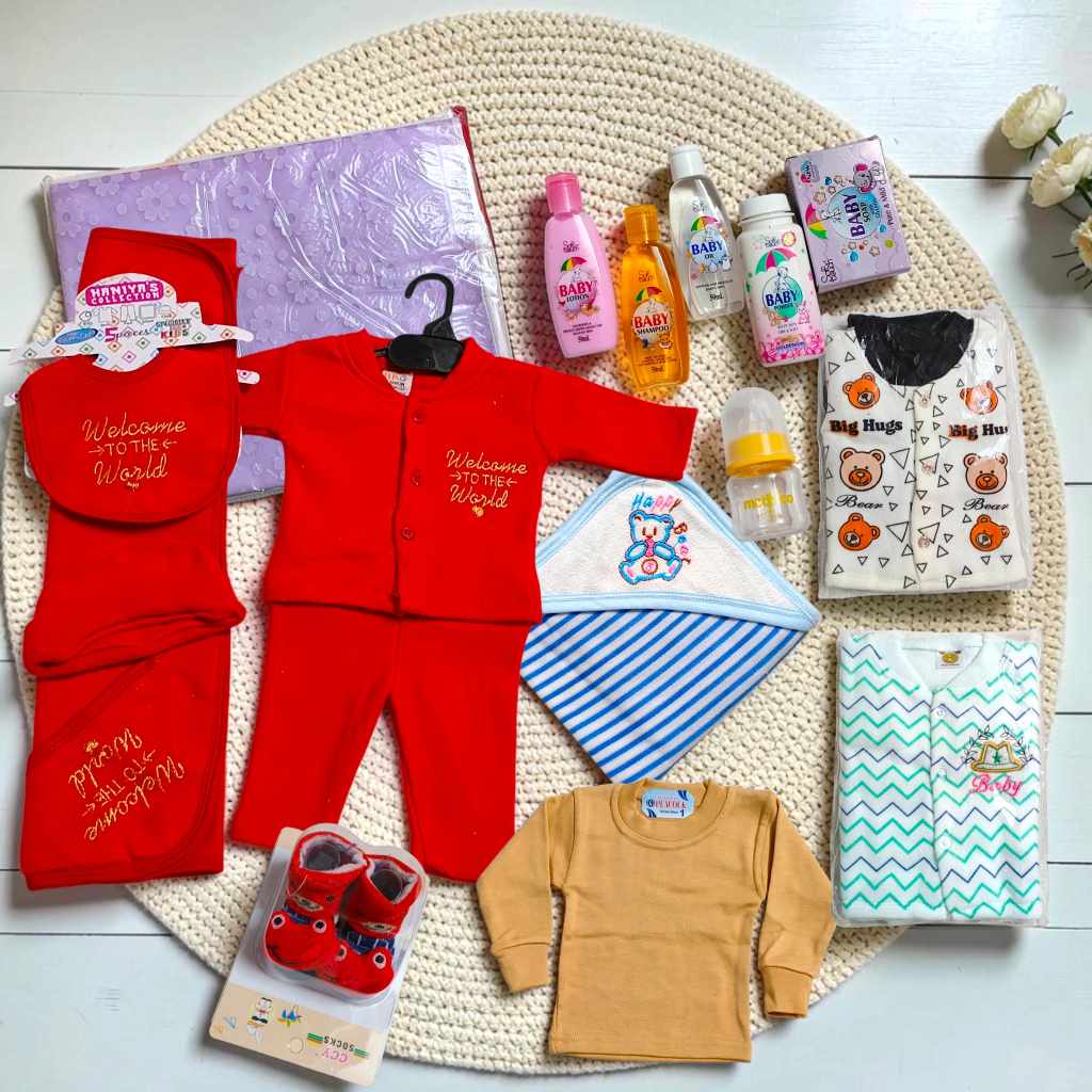 Welcome to the World Five Piece Winter Set With Dresses and Accessories